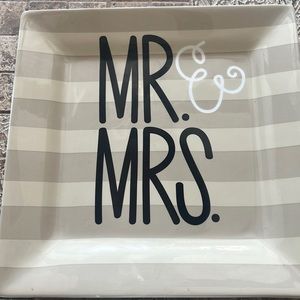Coton Colors Mr and Mrs Plate